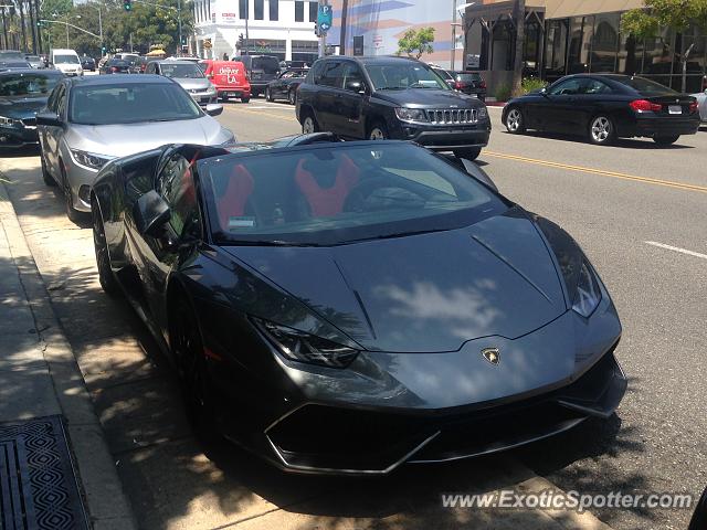 Lamborghini Huracan spotted in Beverly Hills, California