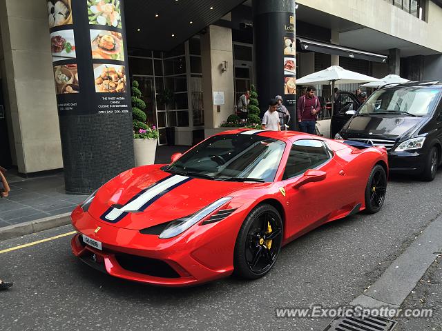 Ferrari 458 Italia spotted in London, United Kingdom