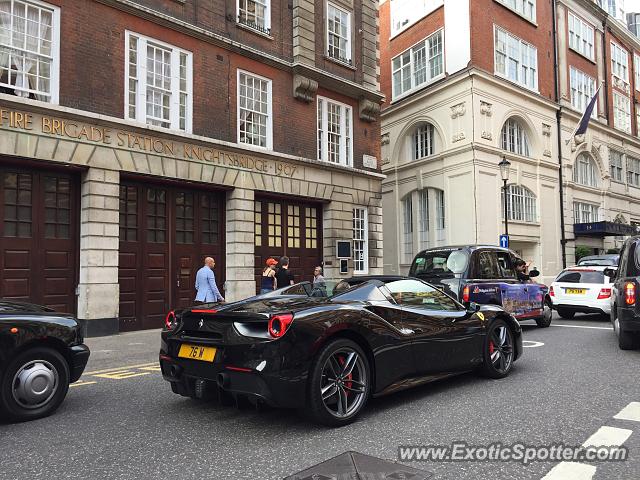 Ferrari 488 GTB spotted in London, United Kingdom