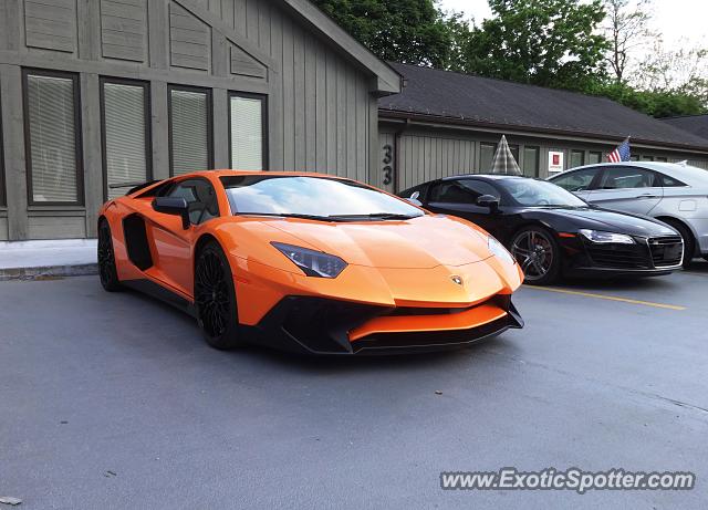 Lamborghini Aventador spotted in Chagrin Falls, Ohio