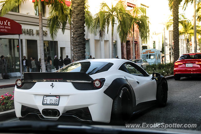 Ferrari 458 Italia spotted in Beverly Hills, California