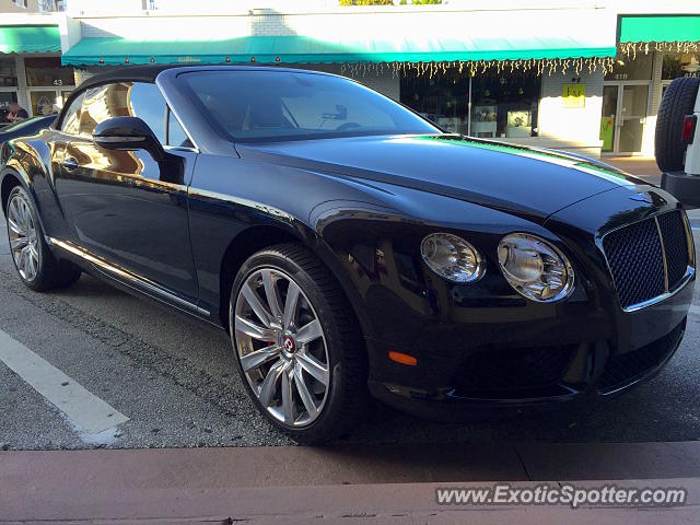 Bentley Continental spotted in Stuart, Florida