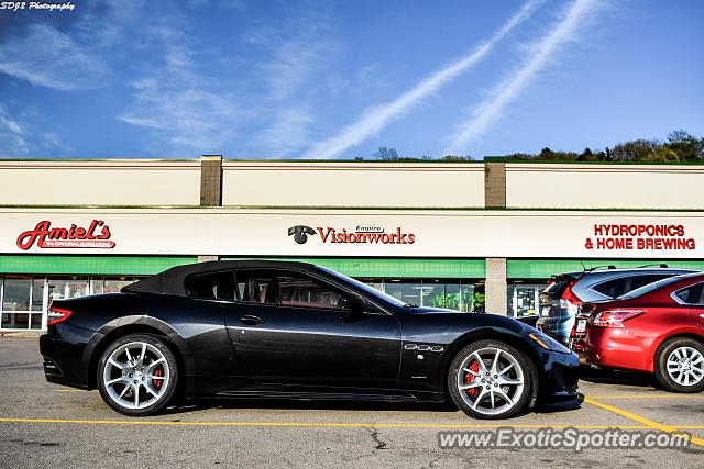 Maserati GranCabrio spotted in Victor, New York