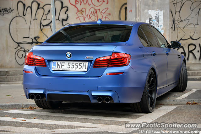 BMW M5 spotted in Warsaw, Poland