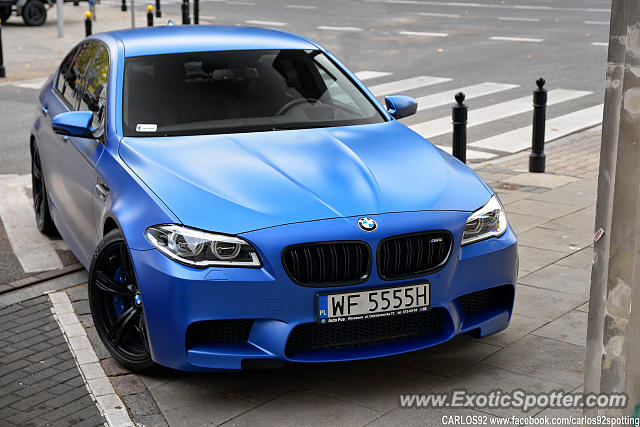 BMW M5 spotted in Warsaw, Poland