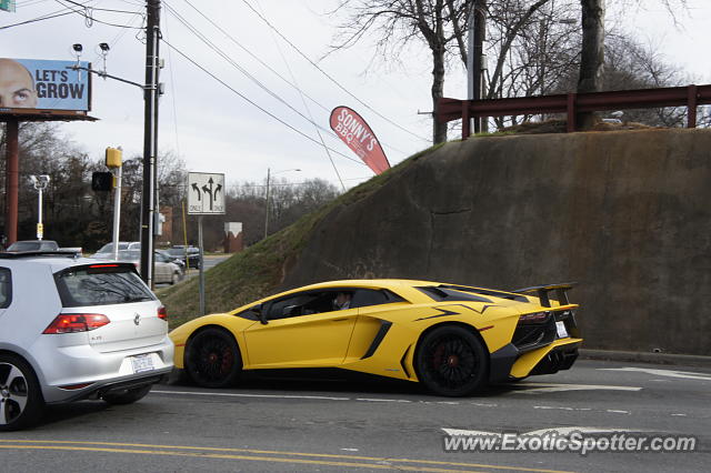 Lamborghini Aventador spotted in Charlotte, North Carolina