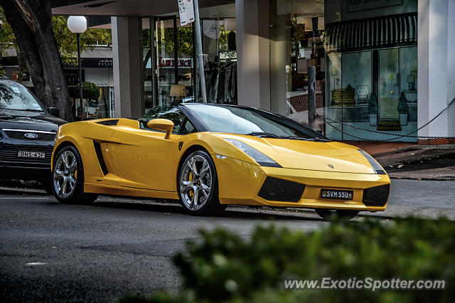 Lamborghini Gallardo spotted in Sydney, Australia