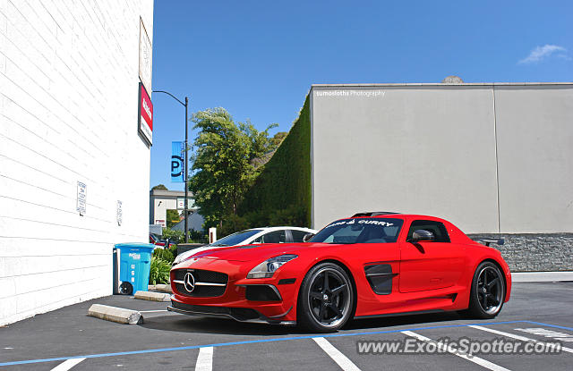 Mercedes SLS AMG spotted in Burlingame, California