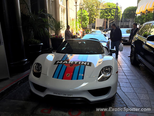 Porsche 918 Spyder spotted in Beverly Hills, California