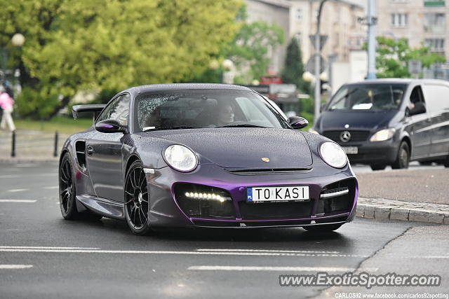 Porsche 911 Turbo spotted in Warsaw, Poland