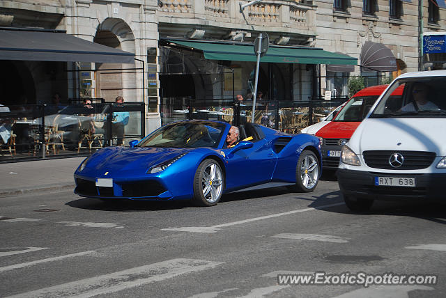 Ferrari 488 GTB spotted in Stockholm, Sweden