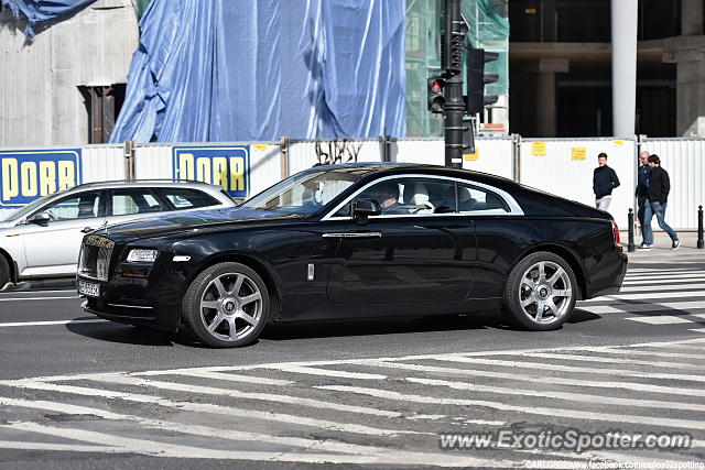 Rolls-Royce Wraith spotted in Warsaw, Poland