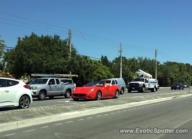 Ferrari California spotted in Palm B. Gardens, Florida