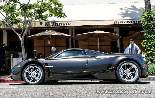 Pagani Huayra spotted in Beverly Hills, California