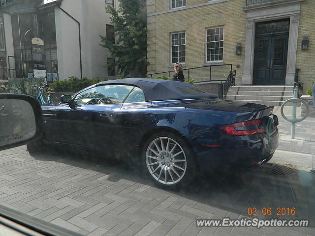 Aston Martin DB9 spotted in Toronto, Canada