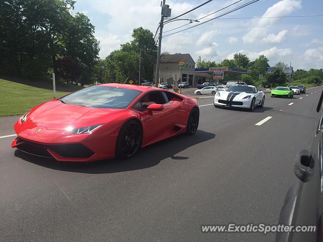 Lamborghini Huracan spotted in Doylestown, Pennsylvania