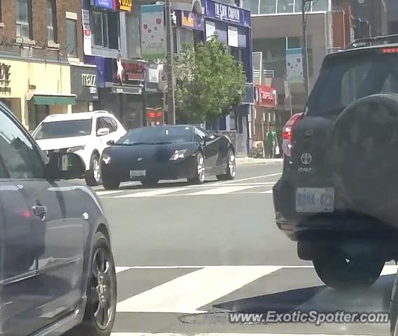 Lamborghini Gallardo spotted in Toronto, Canada