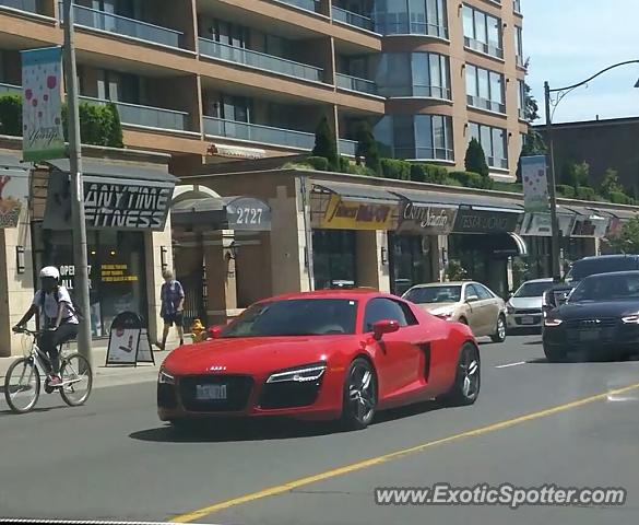 Audi R8 spotted in Toronto, Canada