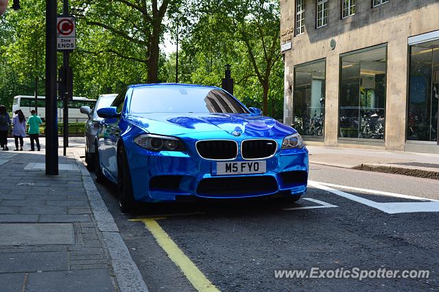 BMW M5 spotted in London, United Kingdom