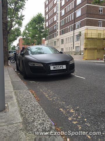 Audi R8 spotted in London, United Kingdom