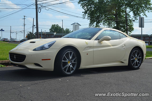 Ferrari California spotted in Warrington, Pennsylvania