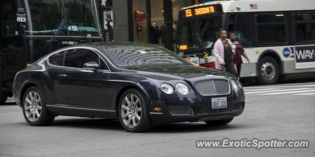 Bentley Continental spotted in Chicago, Illinois