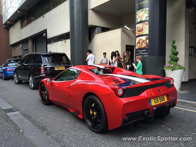 Ferrari 458 Italia spotted in London, United Kingdom