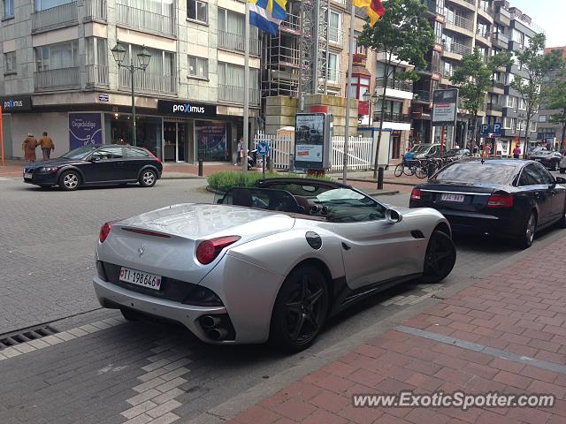 Ferrari California spotted in Knokke, Belgium