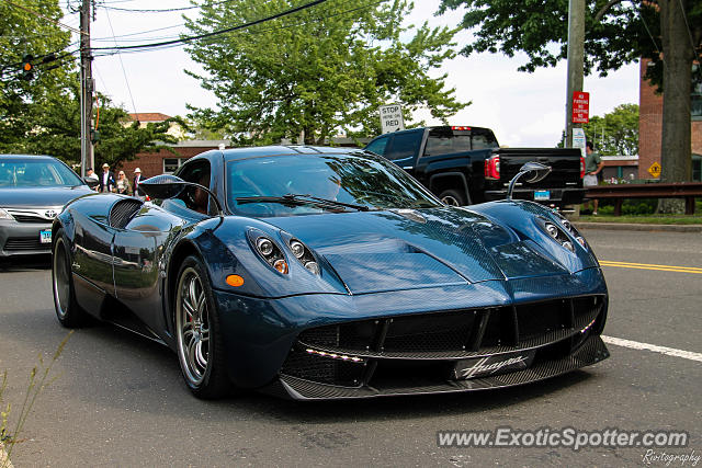 Pagani Huayra spotted in Greenwich, Connecticut