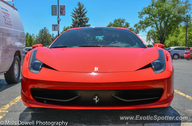 Ferrari 458 Italia spotted in Littleton, Colorado