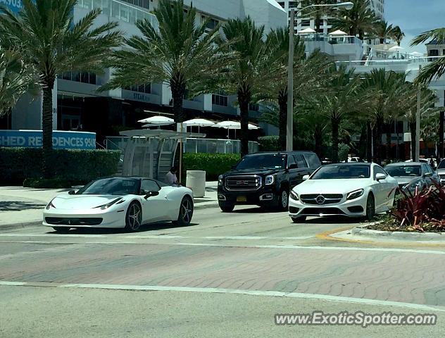 Ferrari 458 Italia spotted in Fort Lauderdale, Florida