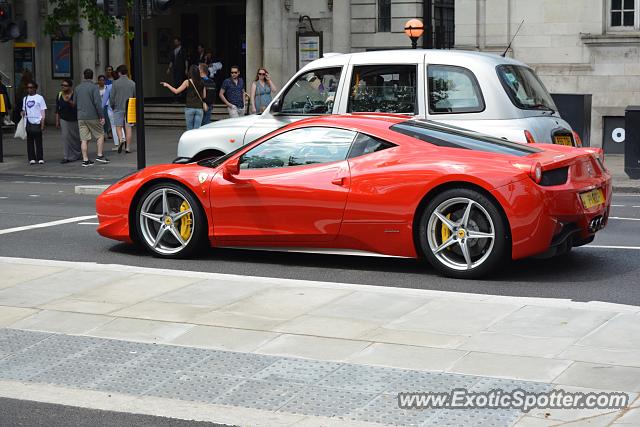 Ferrari 458 Italia spotted in London, United Kingdom