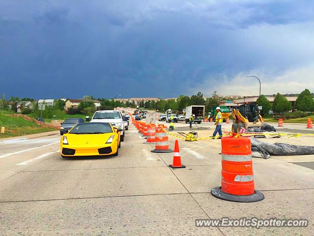 Lamborghini Gallardo spotted in Highlands ranch, Colorado