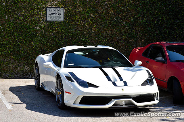 Ferrari 458 Italia spotted in Beverly Hills, California