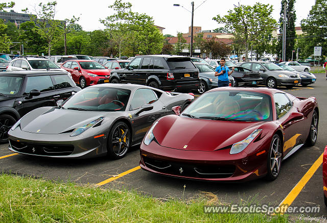 Ferrari 458 Italia spotted in Greenwich, Connecticut