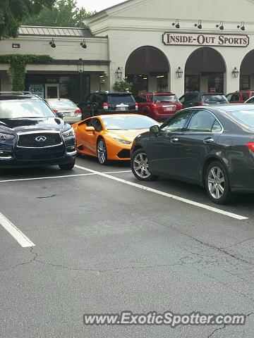 Lamborghini Huracan spotted in Wake Forest, North Carolina