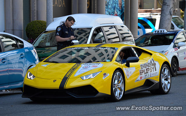 Lamborghini Huracan spotted in Beverly Hills, California