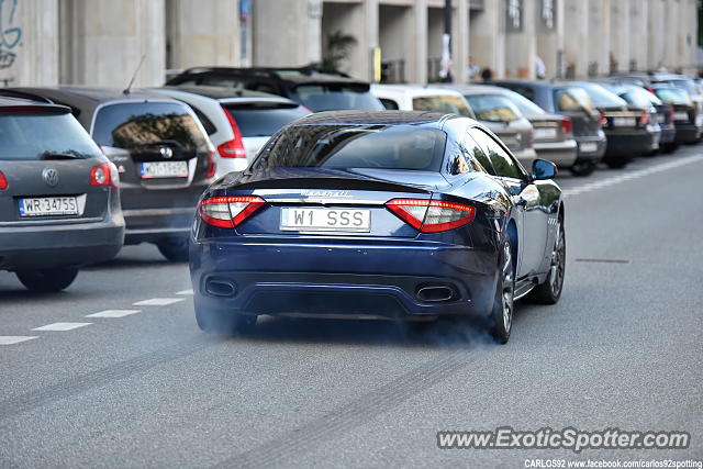 Maserati GranTurismo spotted in Warsaw, Poland