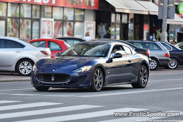 Maserati GranTurismo spotted in Warsaw, Poland