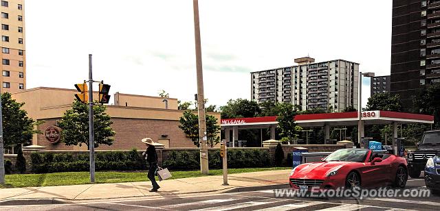 Ferrari California spotted in Toronto, Canada