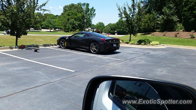 Ferrari 458 Italia spotted in Florence, Alabama