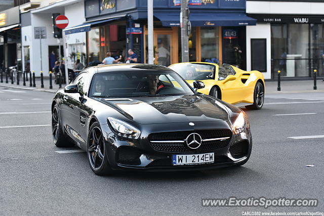 Mercedes AMG GT spotted in Warsaw, Poland