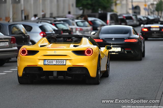 Ferrari 488 GTB spotted in Warsaw, Poland