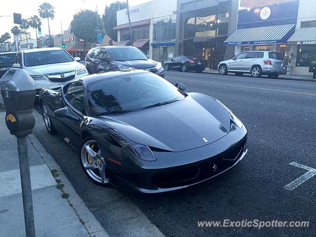 Ferrari 458 Italia spotted in Beverly Hills, California