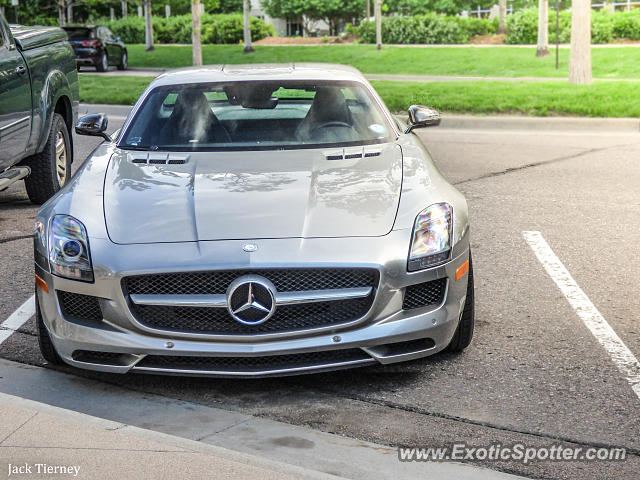 Mercedes SLS AMG spotted in DTC, Colorado