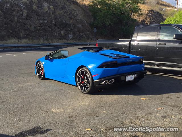 Lamborghini Huracan spotted in Honolulu, Hawaii