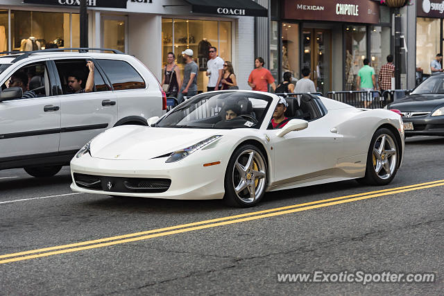 Ferrari 458 Italia spotted in Arlington, Virginia