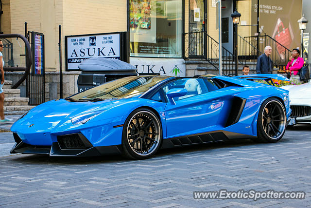 Lamborghini Aventador spotted in Toronto Ontario, Canada