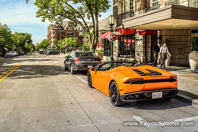 Lamborghini Huracan spotted in Birmingham, Michigan