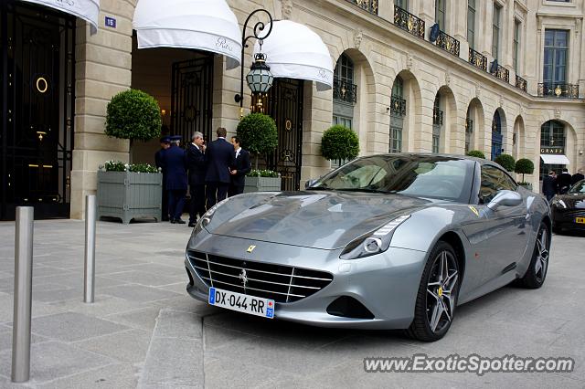 Ferrari California spotted in Paris, France